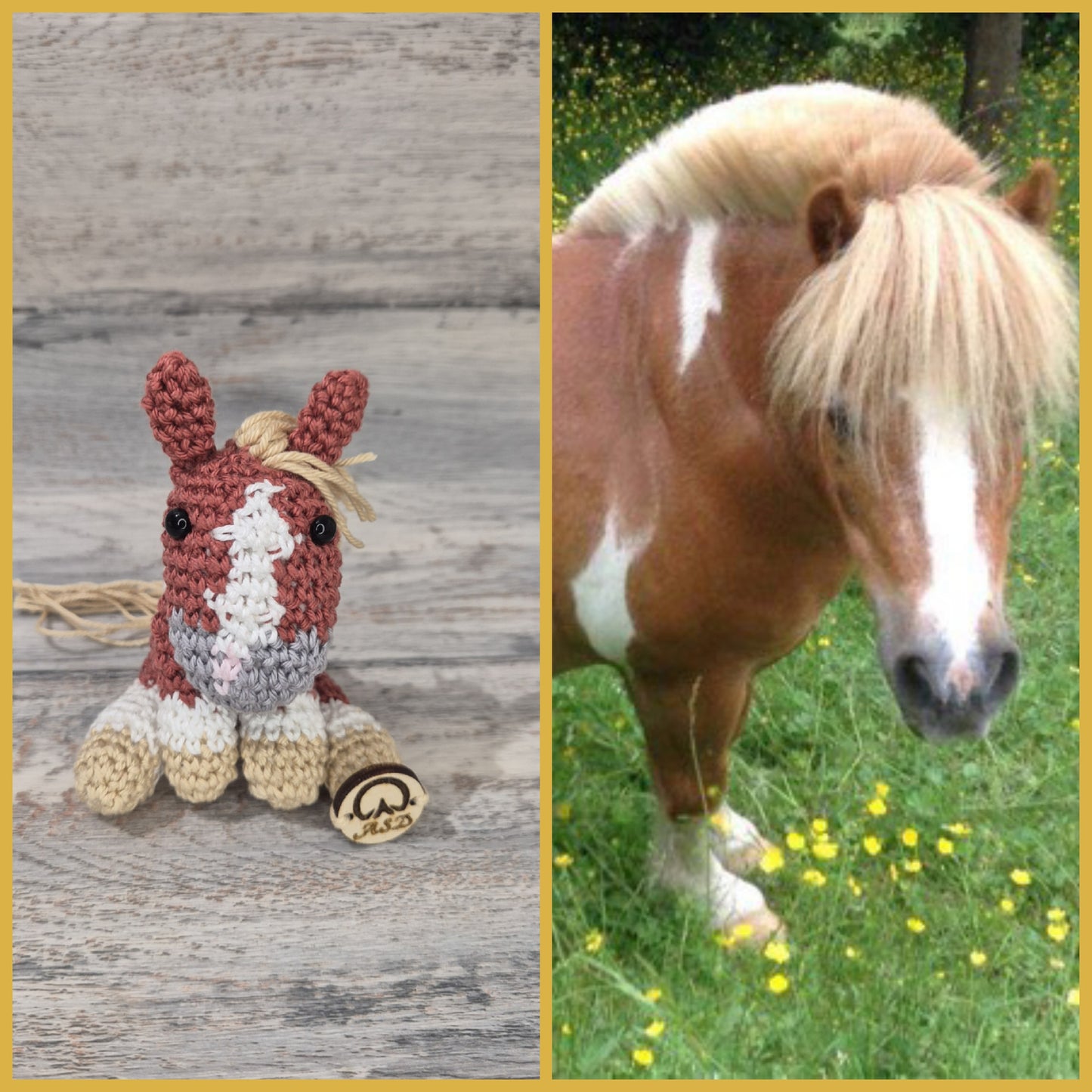 🐴 Effigie "Le Mignon" – Cheval entier au crochet