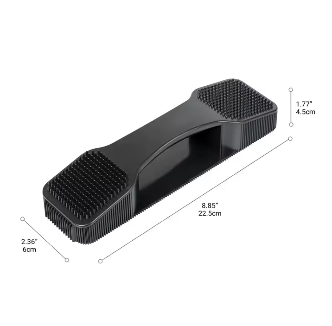 Brosse de pansage ergonomique pour chevaux – spéciale mue, massage & nettoyage rapide