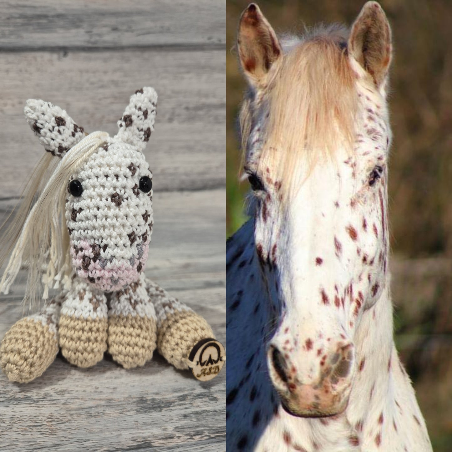 🐴 Effigie "Le Magnifique" – Cheval entier au crochet
