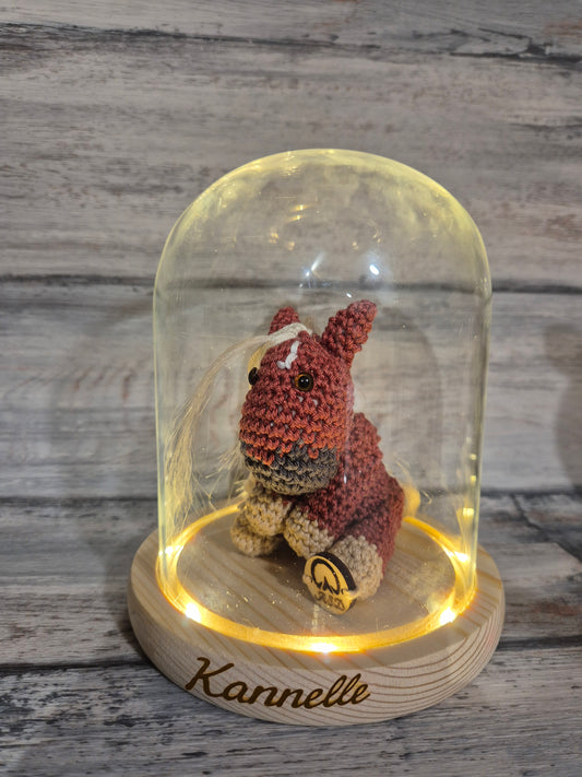 🐴 Effigie "Le Mignon" – Cheval entier au crochet