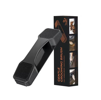 Brosse de pansage ergonomique pour chevaux – spéciale mue, massage & nettoyage rapide